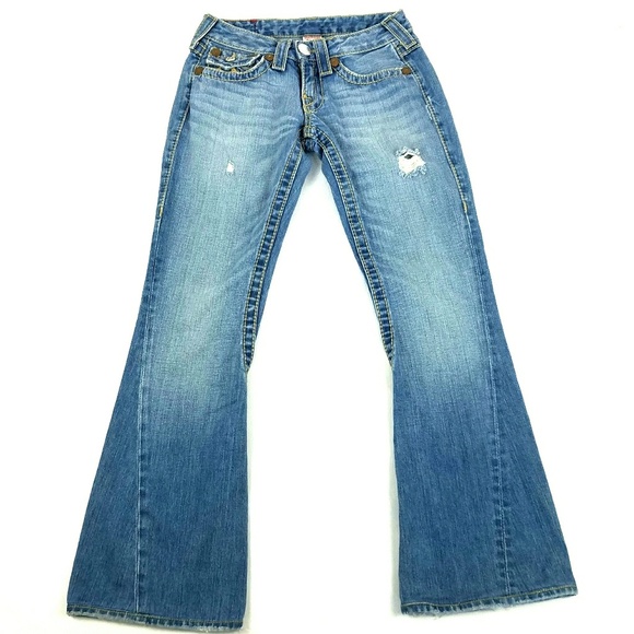 TRUE RELIGION Rainbow Joey 26x30 Blue - Picture 4 of 8